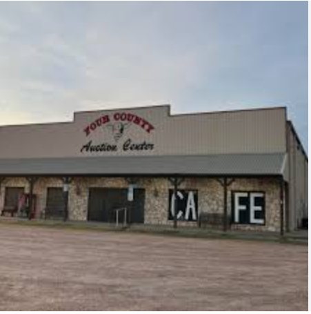 Four County Auction Center — home of Cowboy Cafe in Bellville, TX